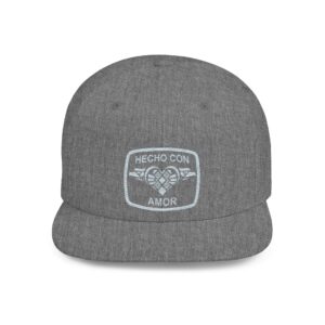 Hecho Con Amor Flat Bill Snapback