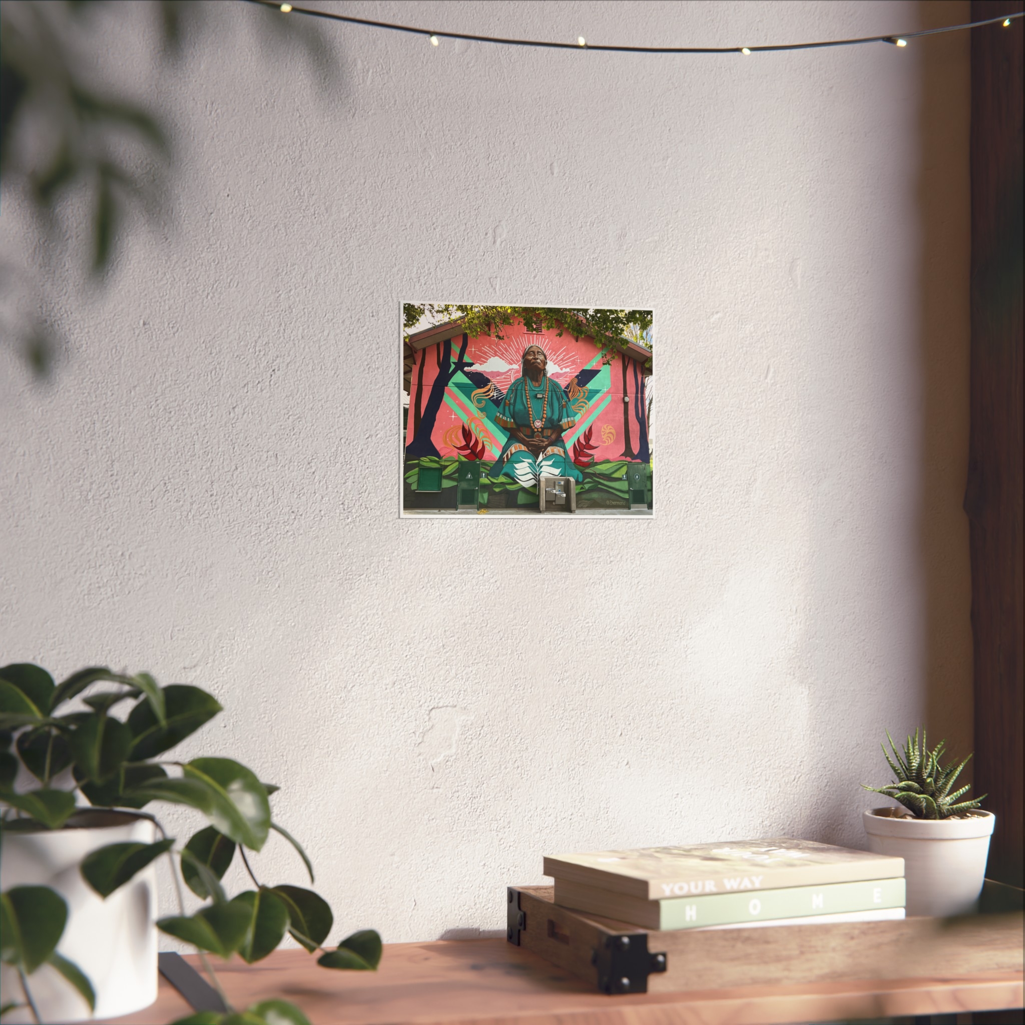 La Curandera Mural by 2hermano - Fine Art Poster