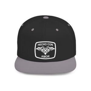 Hecho Con Amor Flat Bill Snapback
