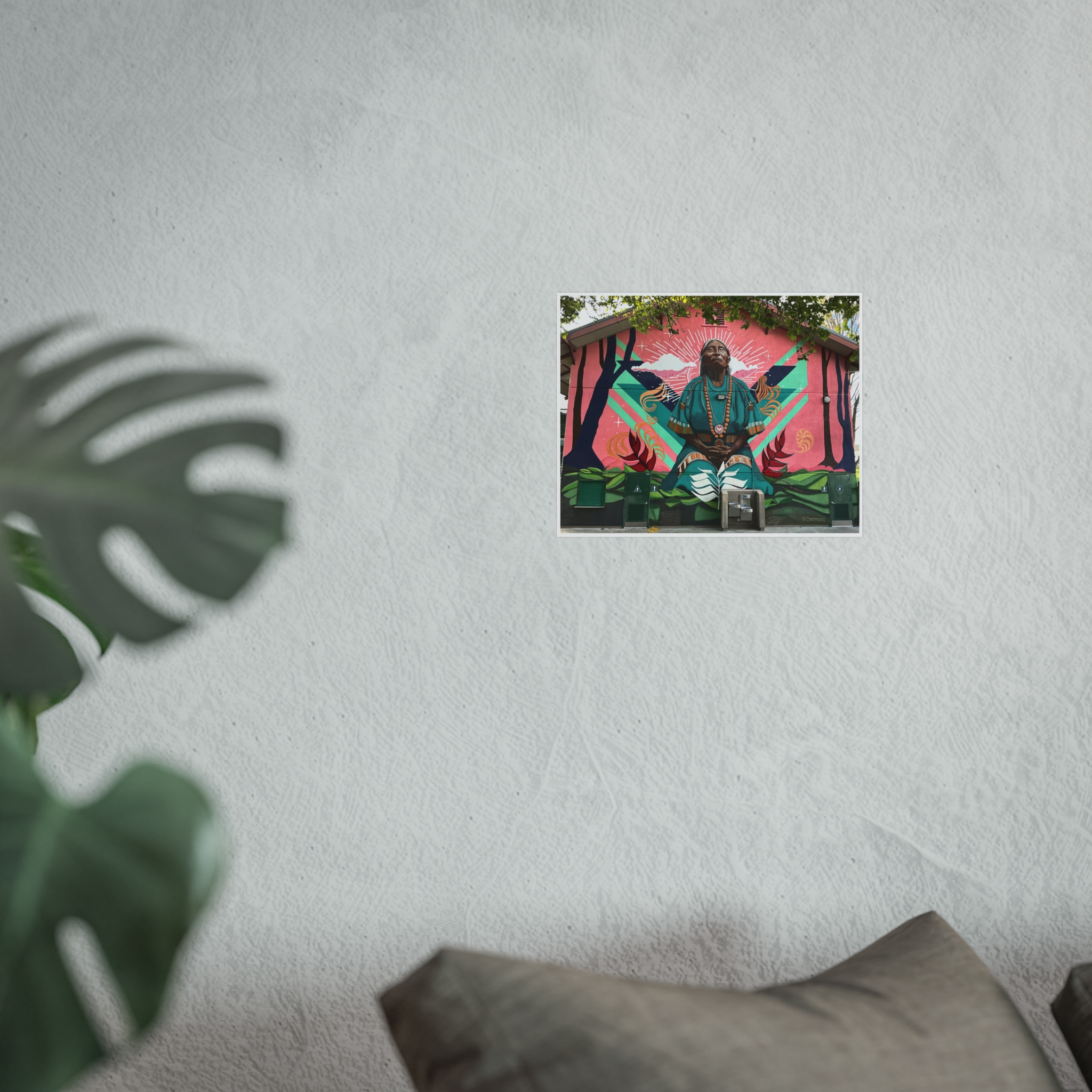 La Curandera Mural by 2hermano - Fine Art Poster