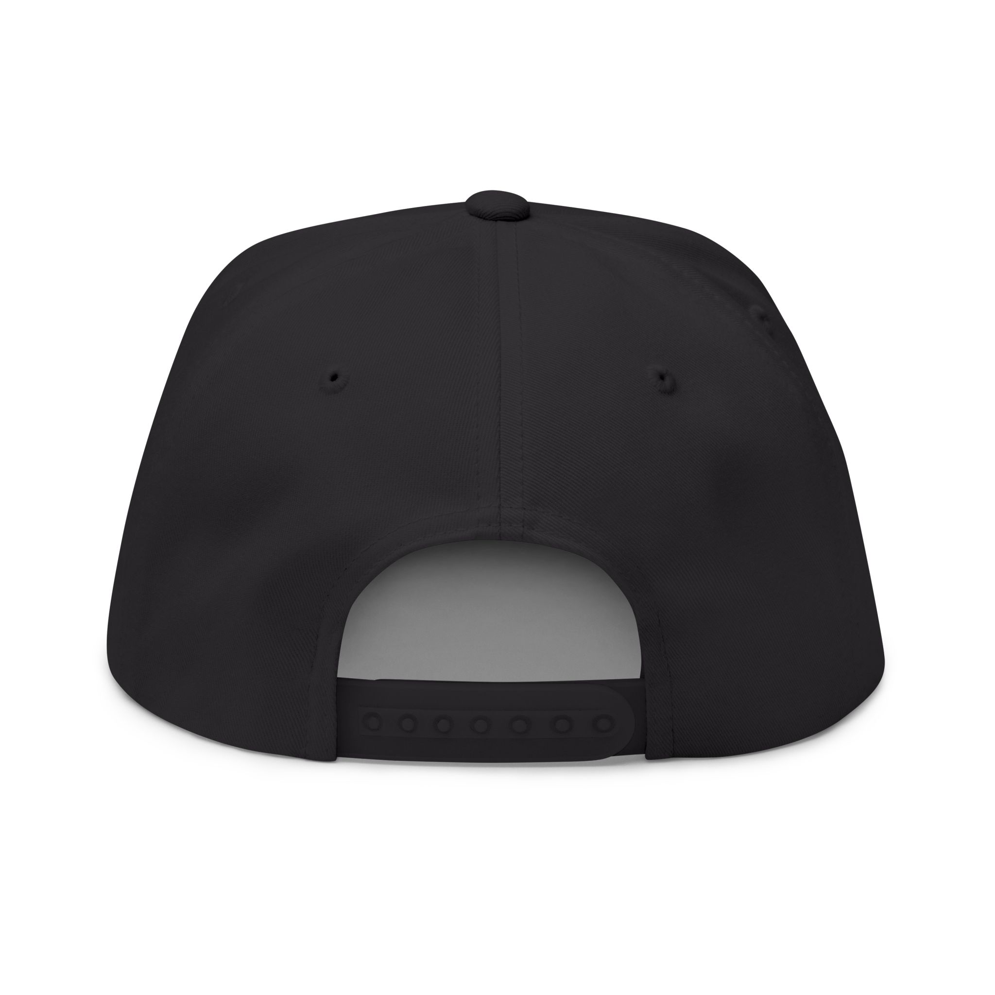 The Feathered Serpent Embroidered Flat Bill Snapback Hat